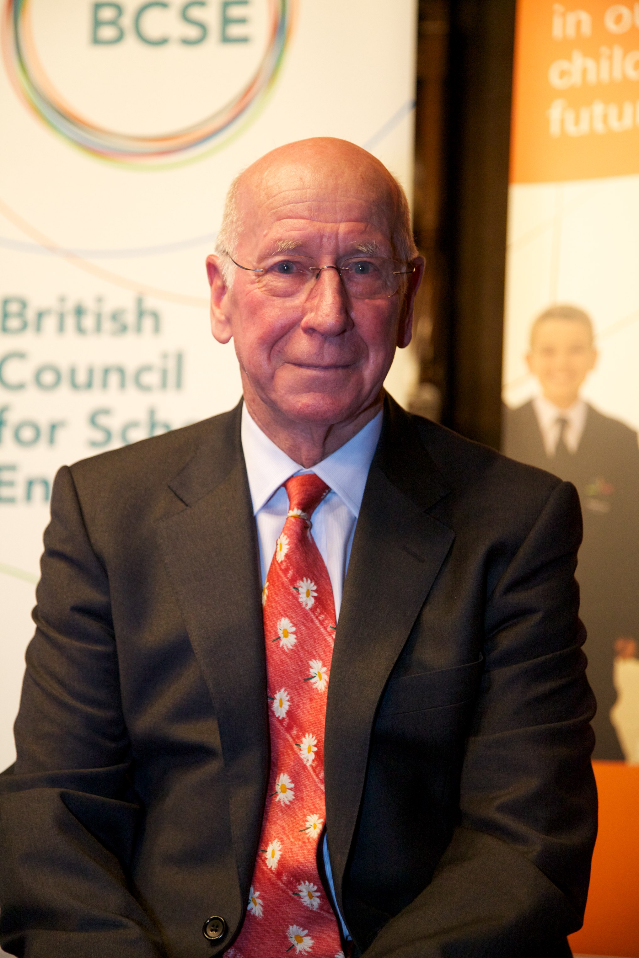 Sir Bobby Charlton at a public event