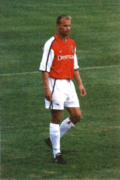 Dennis Bergkamp at a public football event