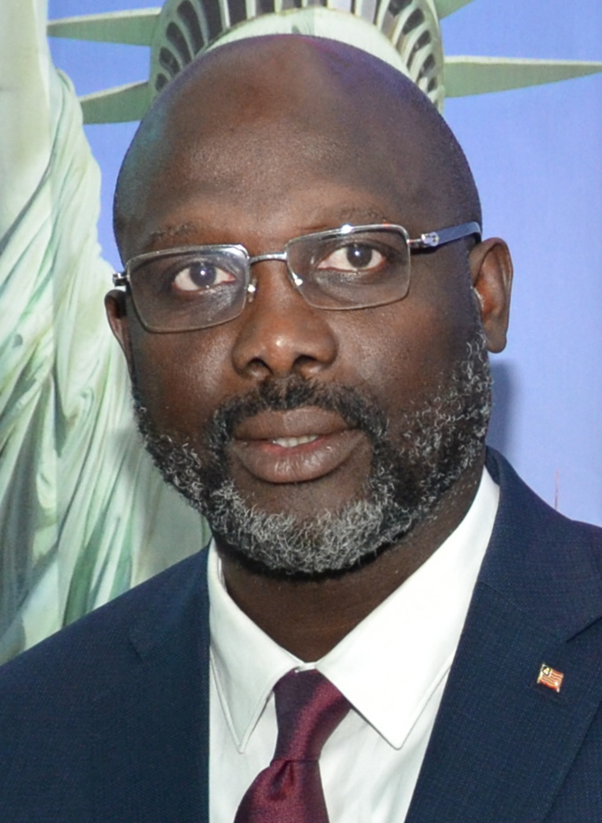 Portrait of George Weah