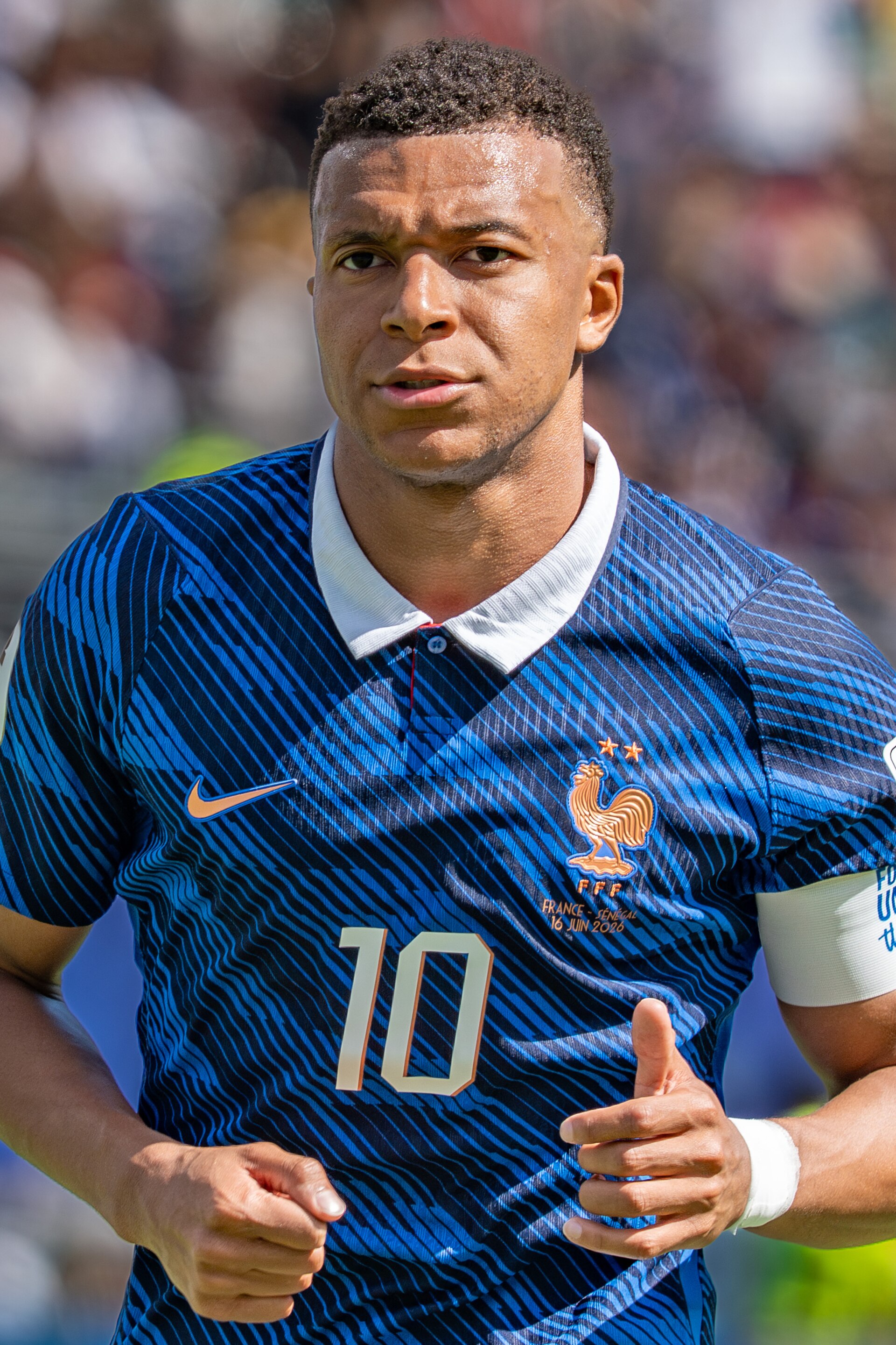 Portrait of Kylian Mbappé