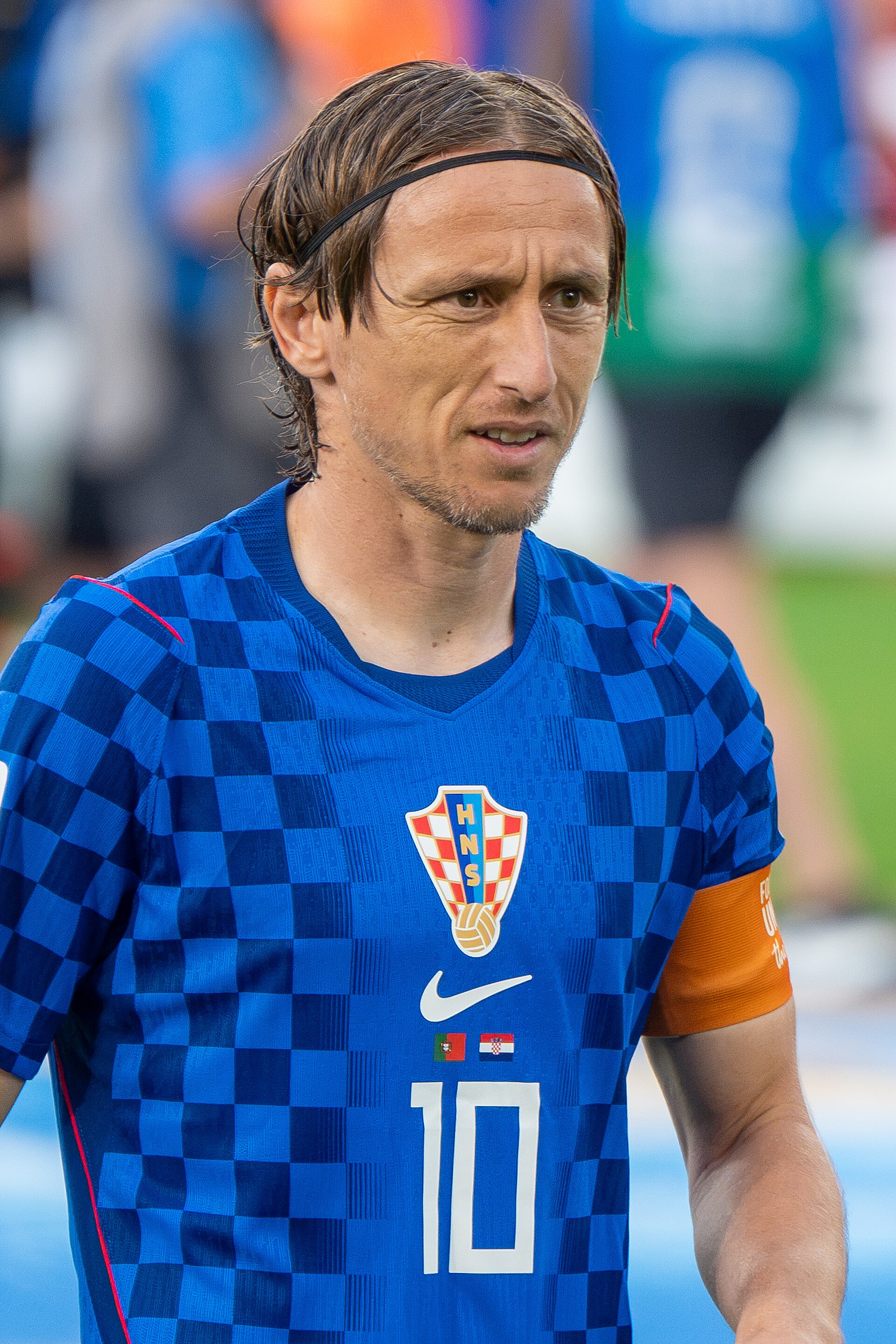 Portrait of Luka Modrić